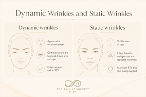 Dynamic wrinkles versus static wrinkles and how BTX may help movement related lines