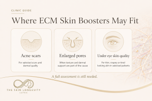 what ECM skin boosters can treat