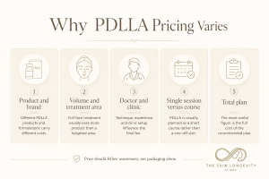 Why PDLLA pricing varies by product brand treatment area doctor experience session number and total plan