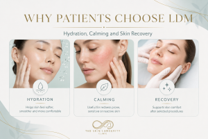 Why patients choose LDM facial treatments for hydration calming and skin recovery