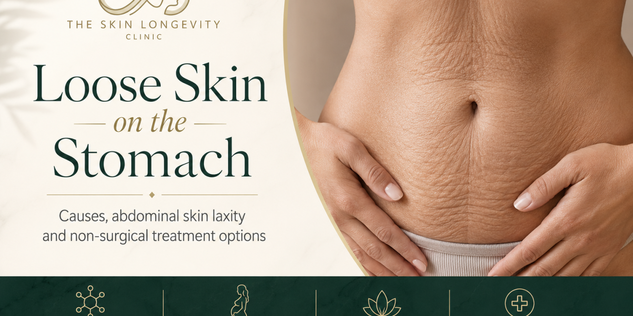 Loose skin on the stomach in Singapore with abdominal skin laxity and non surgical treatment options