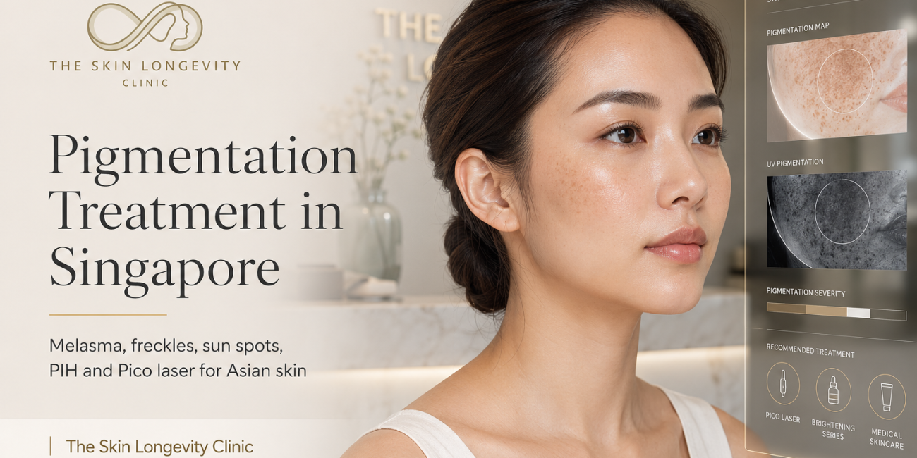 Pigmentation treatment in Singapore for Asian skin with melasma, freckles, sun spots, PIH and Pico laser assessment