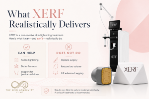 What XERF can and cannot do for skin tightening firmness jawline definition and sagging