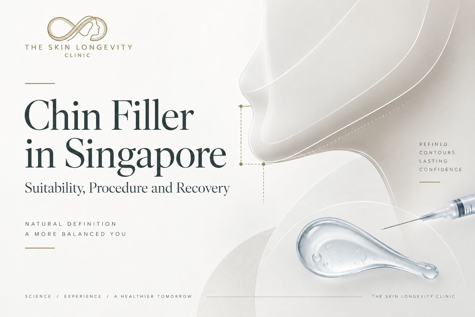 Chin filler in Singapore at The Skin Longevity Clinic – suitability, procedure and recovery for hyaluronic acid chin augmentation