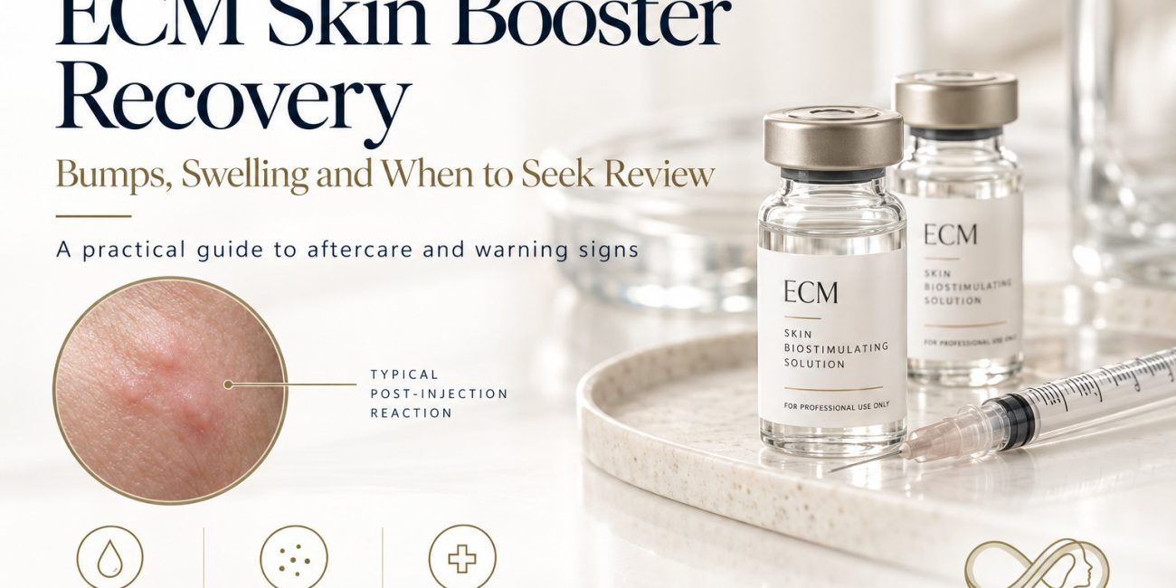 ECM skin booster recovery: bumps, swelling and when to seek review, a practical guide to aftercare and warning signs