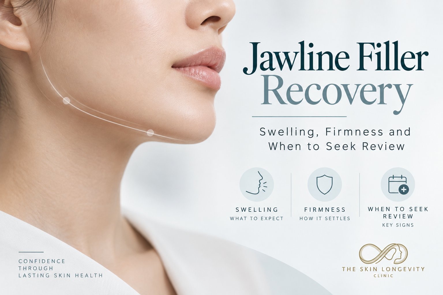 Jawline filler recovery: swelling, firmness and when to seek review