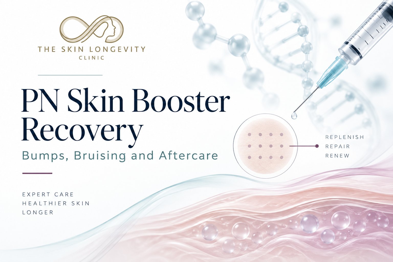 Polynucleotide skin booster recovery: bumps, bruising and aftercare after PN injections