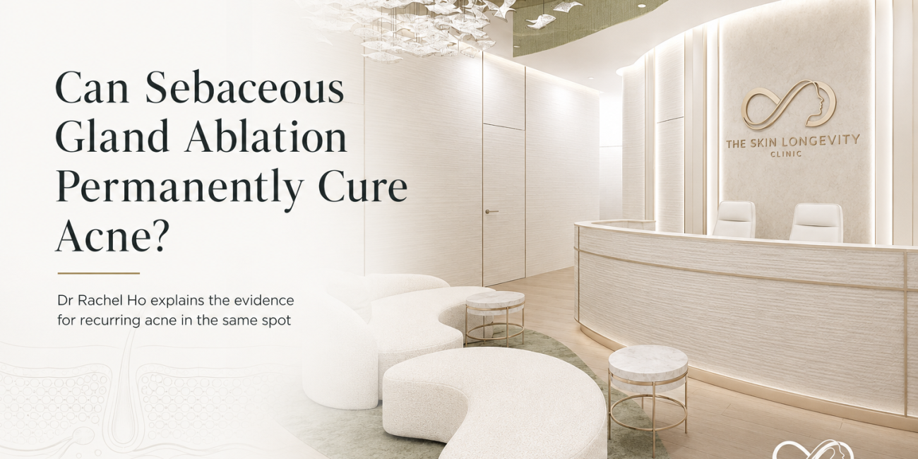 Can sebaceous gland ablation permanently cure acne? Dr Rachel Ho reviews the evidence for selective sebaceous gland ablation and recurring acne in Singapore.
