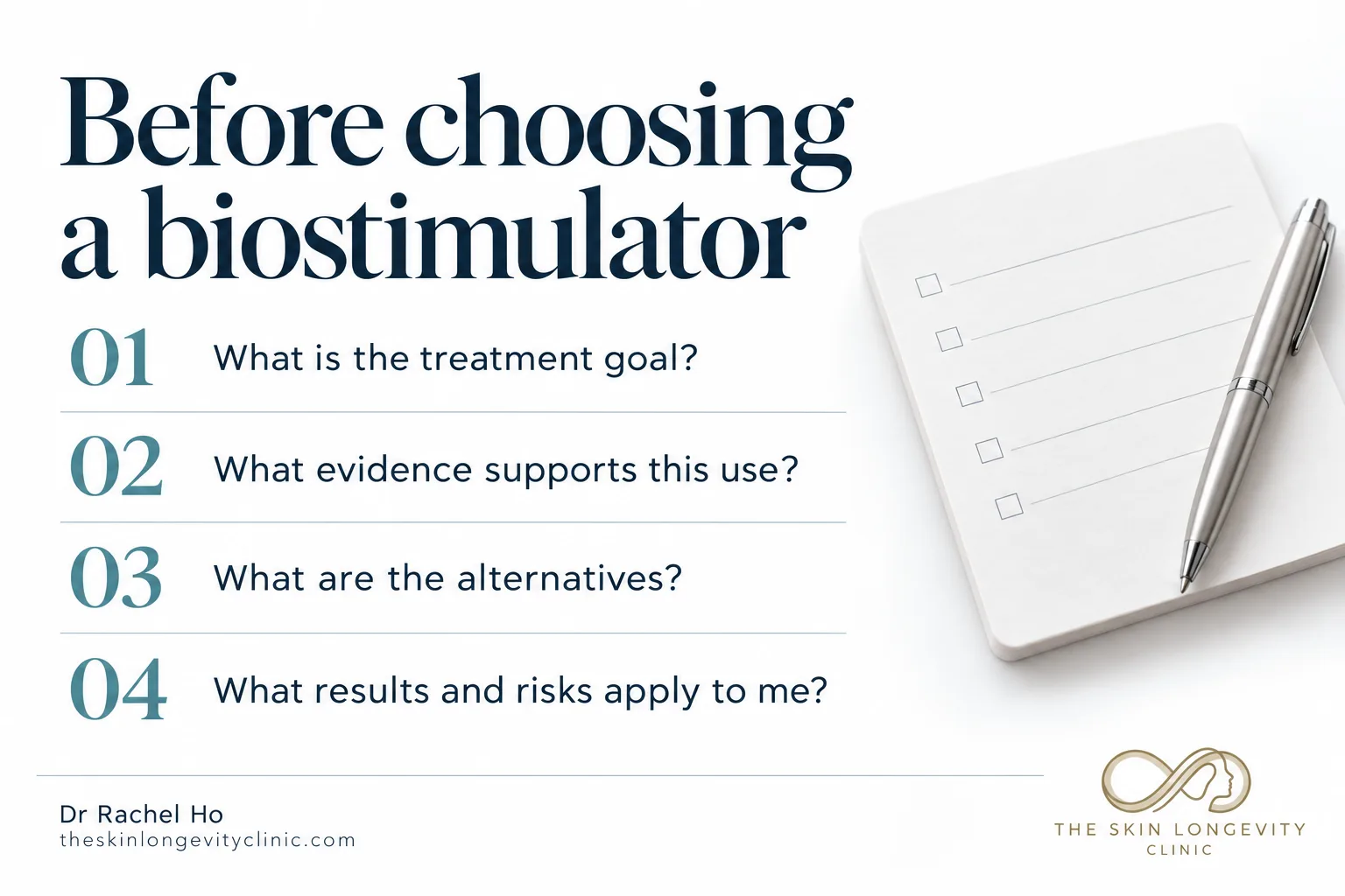 Before choosing a collagen biostimulator in Singapore: treatment goal, evidence, alternatives, results and risks